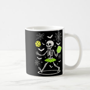 Pickleball Halloween kostuum, Spooky Season Skelet Koffiemok