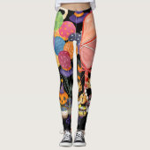 Pickleball Halloween Party Leggings (Voorkant)