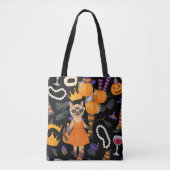 Pickleball Halloween Party Tote Bag (Voorkant)