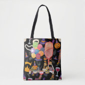 Pickleball Halloween Party Tote Bag (Voorkant)