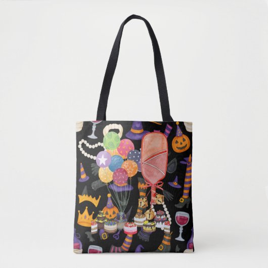 Pickleball Halloween Party Tote Bag (Voorkant)