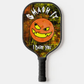 Pickleball Halloween pompoen smash het Paddle (Voorkant)