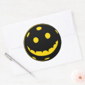 Pickleball Halloween Ronde Sticker (Envelop)