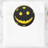 Pickleball Halloween Ronde Sticker (Tas)
