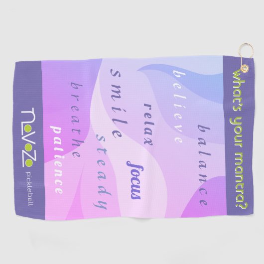 Pickleball Hand Towel Golfhanddoek (Horizontaal)