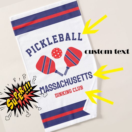 pickleball handdoek