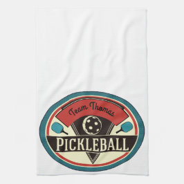 Pickleball-handdoek - ontwerp theedoek