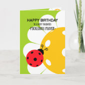 Pickleball Happy Birthday  Kaart (Voorkant)