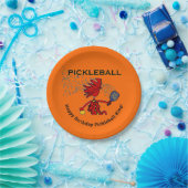 Pickleball Happy Birthday! Papieren Borden Papieren Bordje (Feest)