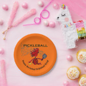 Pickleball Happy Birthday! Papieren Borden Papieren Bordje (Feest)