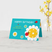 Pickleball Happy Birthday Turquoise  Kaart (Gele Bloem)