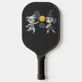 Pickleball Happy Halloween voor speler met geest Paddle