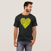 Pickleball Heart Pickleball Dink Apparel Mannen Wo T-shirt (Voorkant volledig)