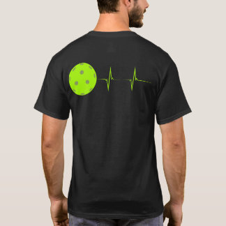 Pickleball Heartbeat Mannen/WomenTee Shirt - Groen