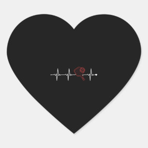 Pickleball Heartbeat Speler Pro Team Coach Hart Sticker