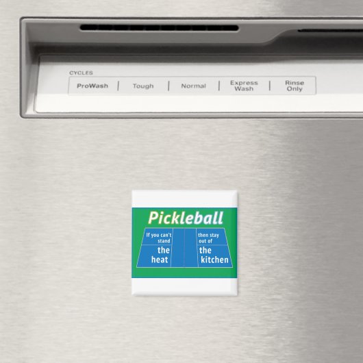 Pickleball Heat Kitchen Magneet (Insitu (Vaatwasser))