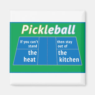 Pickleball Heat Kitchen Magneet