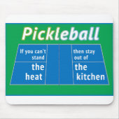 Pickleball Heat Kitchen Muismat (Voorkant)