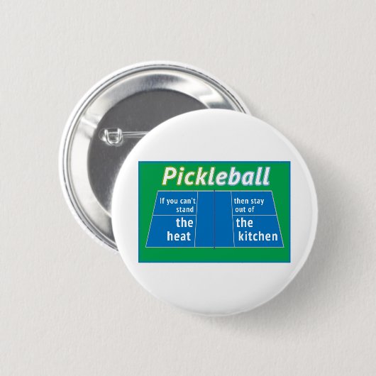 Pickleball Heat Kitchen Ronde Button 5,7 Cm (Voorkant /achterkant)