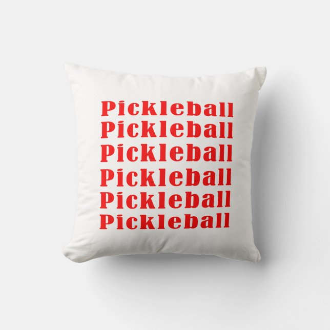 pickleball herhaalde red.png kussen (Voorkant)