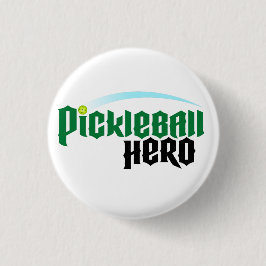 "Pickleball Hero" Logo Button