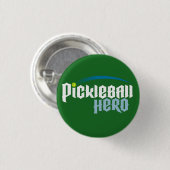 "Pickleball Hero" Logo Button (groen) (Voorkant /achterkant)