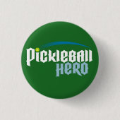 "Pickleball Hero" Logo Button (groen) (Voorkant)