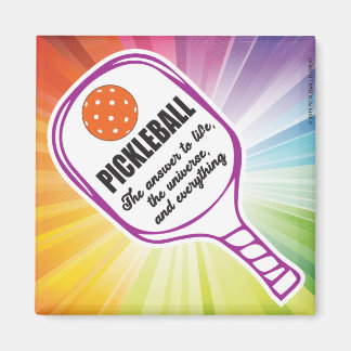 PICKLEBALL, HET ANTWOORD OP LEVEN MAGNEET
