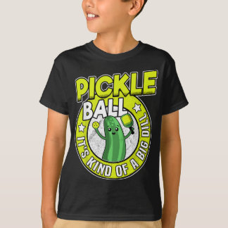 Pickleball Het is een soort grote dill Retro Funny T-shirt