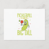 Pickleball Het is een soort grote dill-vun pun-cad Aankondigingskaart (Voorkant)