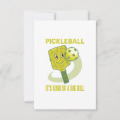 Pickleball Het is een soort grote dill-vun pun-cad Kaart (Voorkant)