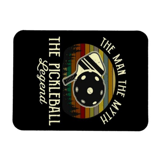 Pickleball - Het Man, de mythe, de legende Magneet (Horizontaal)