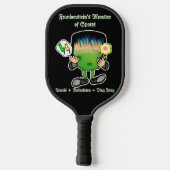 Pickleball - Het monster van sport van Frankenstei Pickleball Paddle (Achterkant)