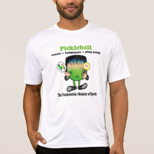 Pickleball - het monster van sport van Frankenstei T-shirt
