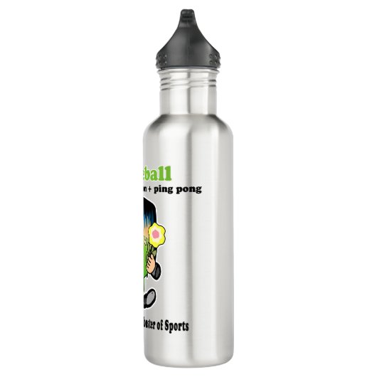 Pickleball - het monster van sport van Frankenstei Waterfles (Rechts)