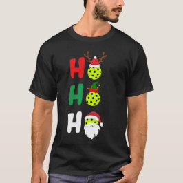 Pickleball Ho Ho Ho - Kerstmis Pickleball T-shirt