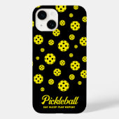Pickleball Hoesje-Mate iPhone 14 Hoesje (Achterkant)