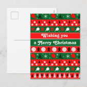 Pickleball Holiday Cheer Feestdagenkaart (Voorkant / Achterkant)