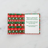 Pickleball Holiday Cheer Kaart (Binnen)
