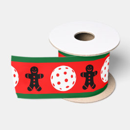 Pickleball Holiday Delight Satijnen Lint