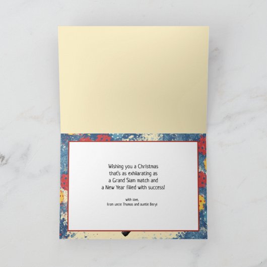 Pickleball Holiday Fun! Kaart (Binnen)