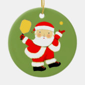 Pickleball Holiday Gift Keramisch Ornament (Voorkant)
