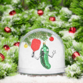 Pickleball Holiday Gift Snow Globe Sneeuwbol (Kerstmis)