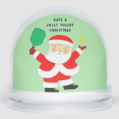 Pickleball Holiday Gift Snow Globe Sneeuwbol (Voorkant)