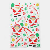 Pickleball Holiday Gift Theedoek (Verticaal)