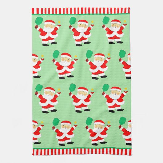 Pickleball Holiday Gift Theedoek (Verticaal)