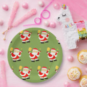 Pickleball Holiday Party Papieren Bordje (Feest)