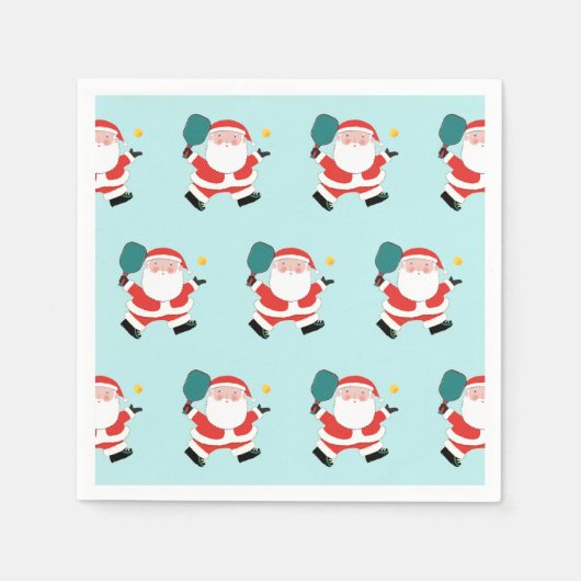 Pickleball Holiday Party Servet (Voorkant)