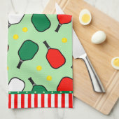 Pickleball Holiday Theedoek (Quarter Fold)