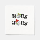 Pickleball-Holly Jolly Servet (Voorkant)